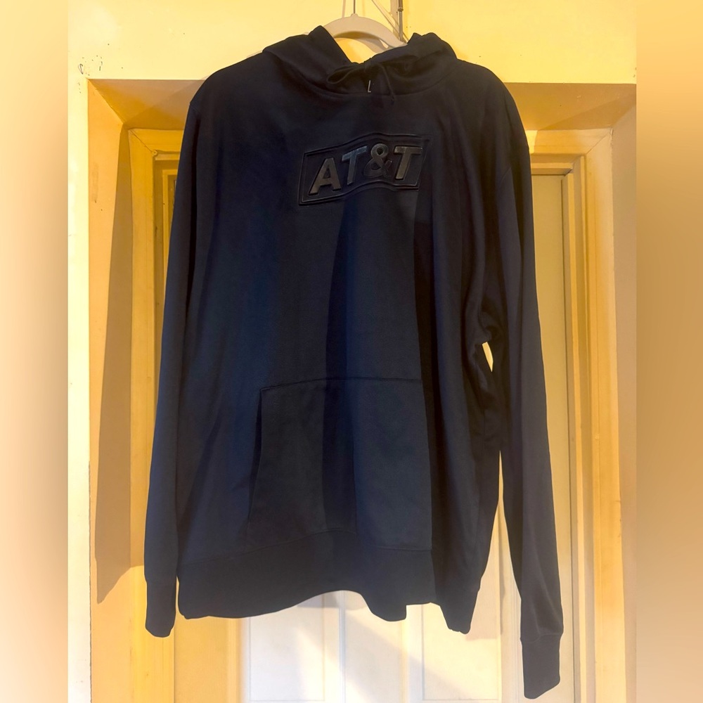 Unisex Navy Blue AT&T Hoodie Sweatshirt